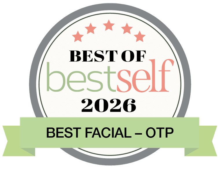Best of Best Self 2026 award badge — Best Facial, Outside the Perimeter
